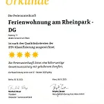Rheinpark Rheinblick, Balkon & Parkplatz Apartmán Emmerich