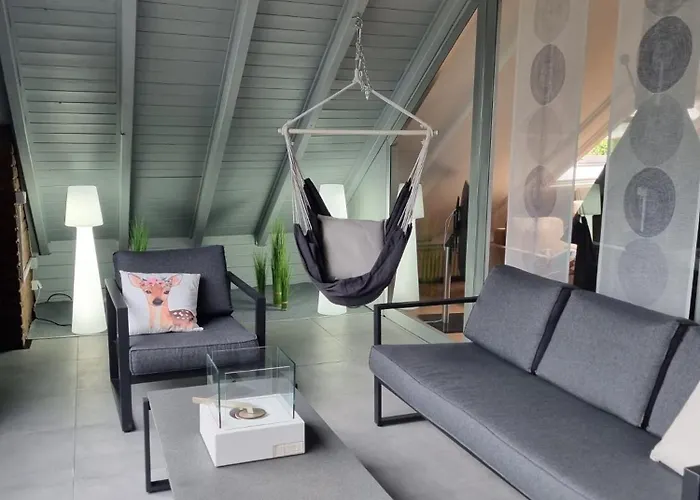 Rheinpark Rheinblick & Parkplatz شقة إميريش