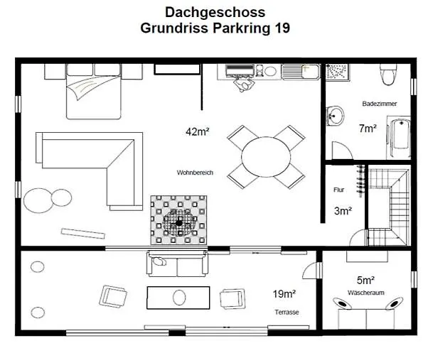 Appartement Rheinpark Rheinblick & Parkplatz